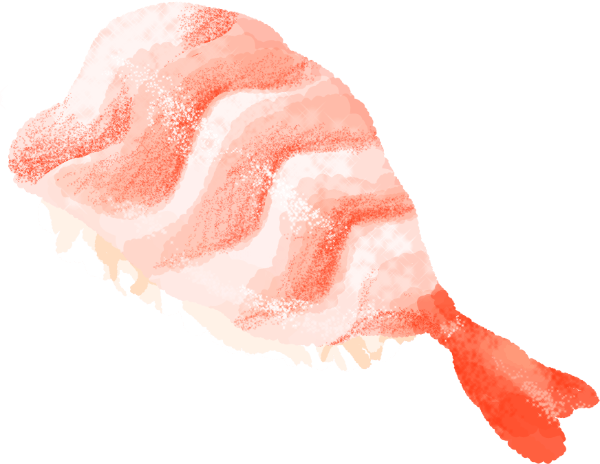 飛び跳ねるすし